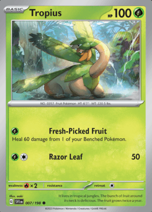 Tropius Reverse Holo 007(SVI)