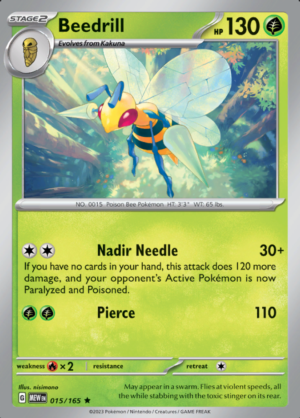 Beedrill Holo 015 (MEW)