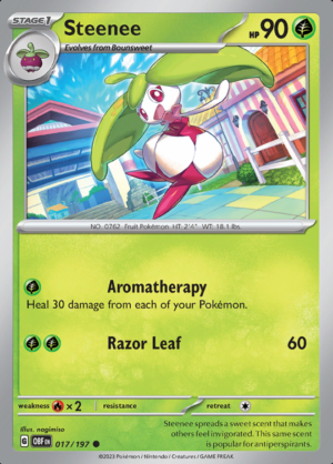 Steenee Reverse Holo 017 (OBF)