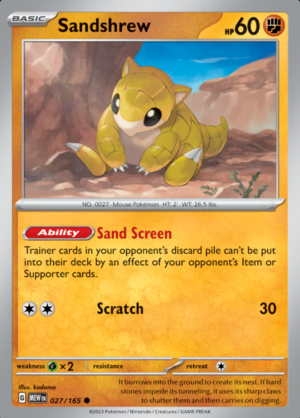 Sandshrew 027 (MEW)