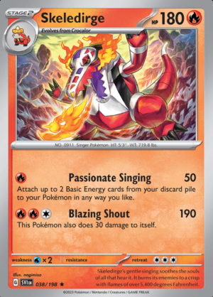 Skeledirge Holo 038(SVI)