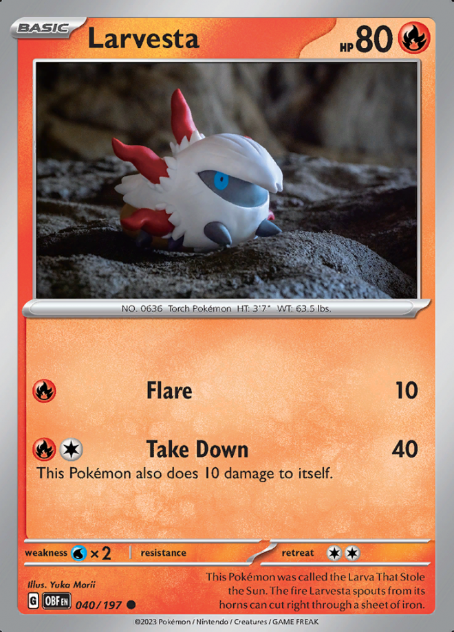 Larvesta Reverse Holo 040 (OBF)