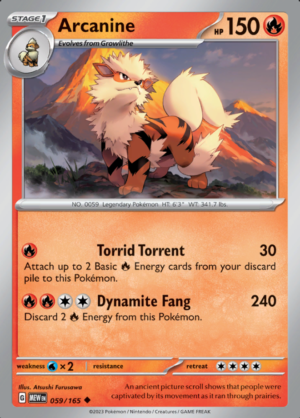Arcanine 059 (MEW)
