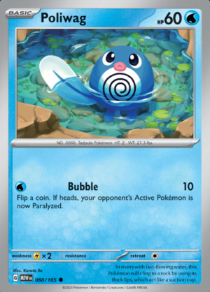 Poliwag Reverse Holo 060 (MEW)