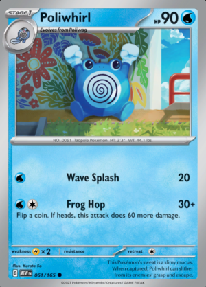 Poliwhirl 061 (MEW)