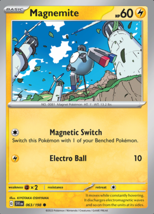Magnemite Reverse Holo 063(SVI)