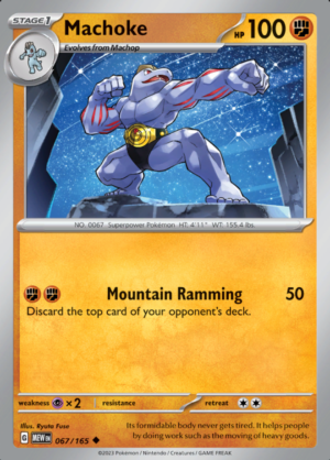 Machoke Reverse Holo 067 (MEW)