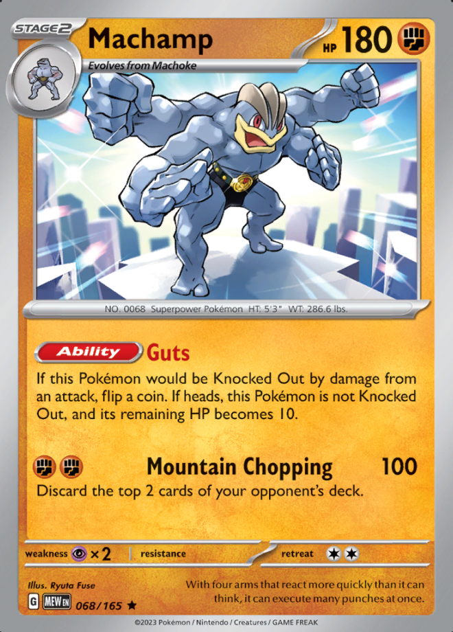 Machamp Holo 068 (MEW)
