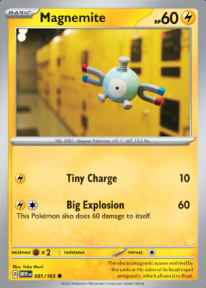 Magnemite Reverse Holo 081 (MEW)
