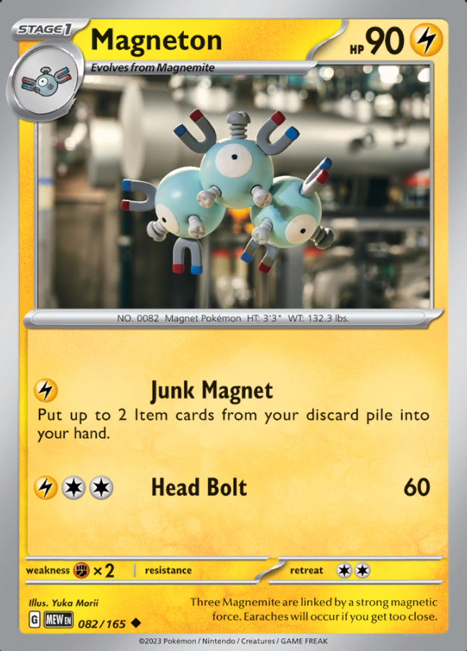 Magneton Reverse Holo 082 (MEW)