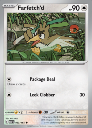 Farfetch'd Reverse Holo 083 (MEW)