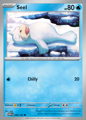 Seel Reverse Holo 086 (MEW)