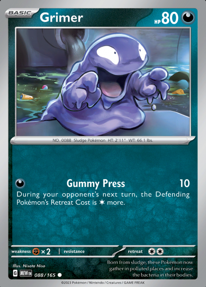 Grimer Reverse Holo 088 (MEW)