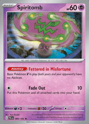 Spiritomb Holo 089(PAL)