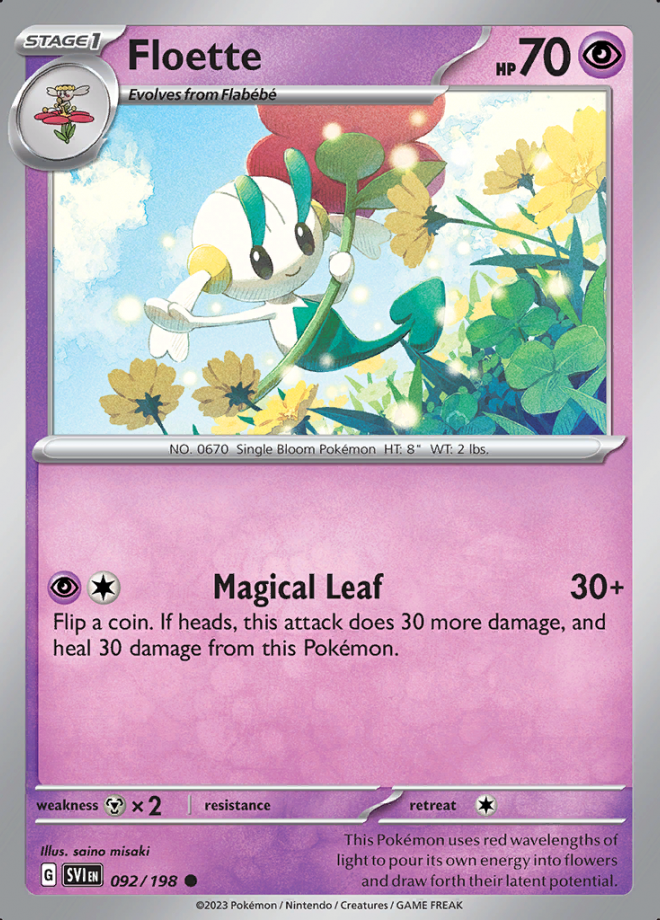 Floette Reverse Holo 092(SVI)