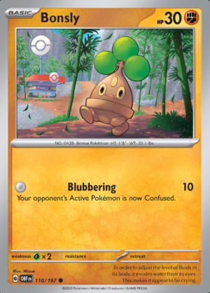 Bonsly Reverse Holo 110 (OBF)