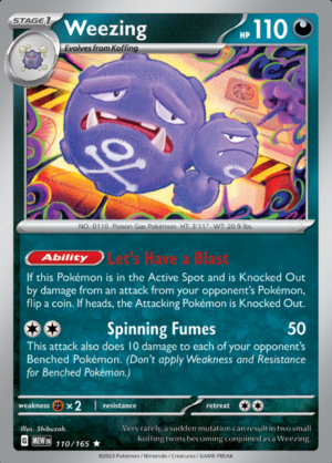 Weezing Holo 110 (MEW)