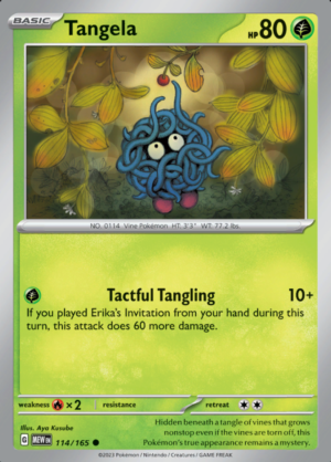 Tangela Reverse Holo 114 (MEW)