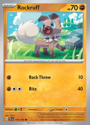 Rockruff 116(PAL)