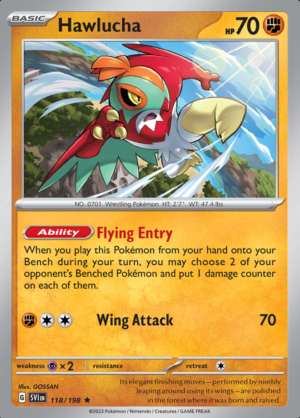 Hawlucha Holo 118(SVI)