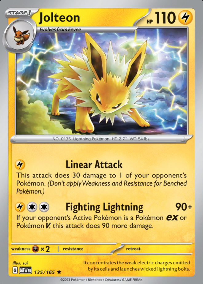 Jolteon Holo 135 (MEW)