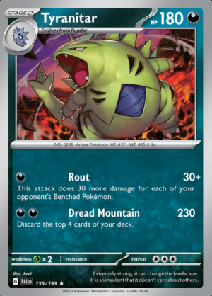 Tyranitar Holo 135(PAL)