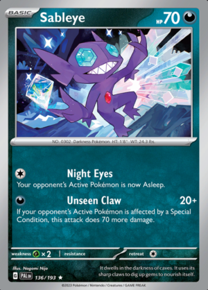 Sableye Holo 136(PAL)