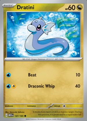 Dratini Reverse Holo 147 (MEW)