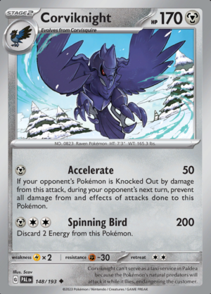 Corviknight Reverse Holo 148(PAL)