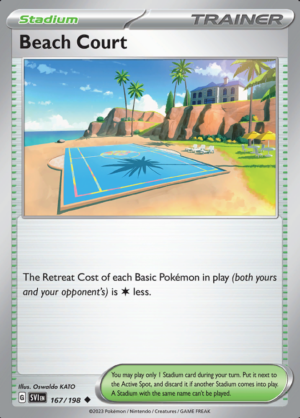 Beach Court Reverse Holo 167(SVI)