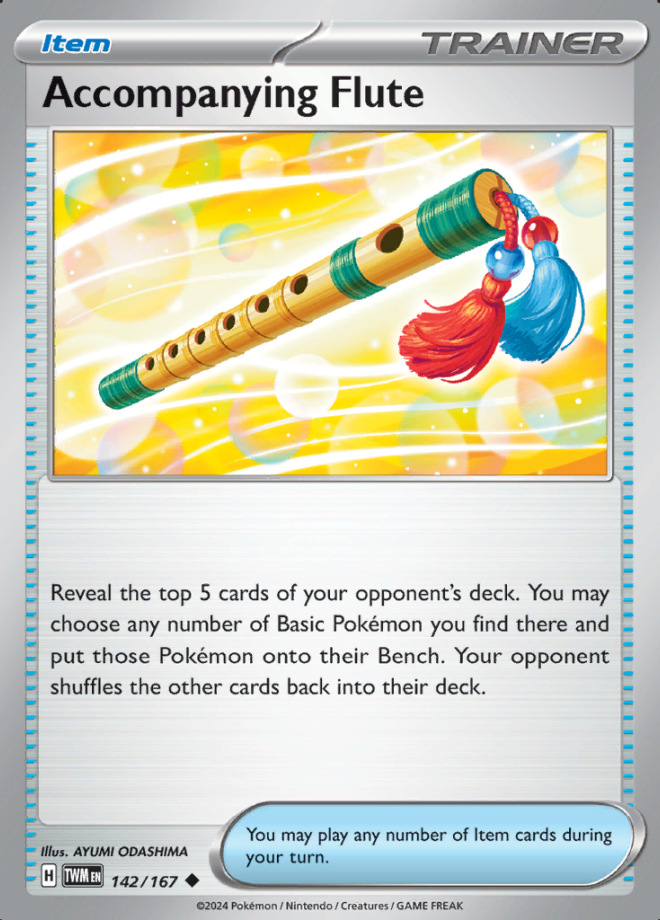 Accompanying Flute Reverse Holo 142 (TWM)