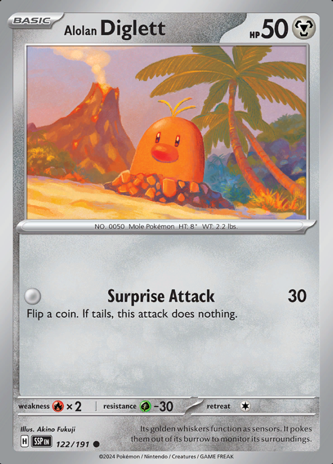 Alolan Diglett 122 (SSP)