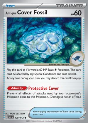 Antique Cover Fossil 129 (SCR)