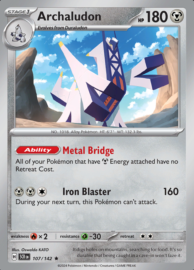 Archaludon Holo 107 (SCR)