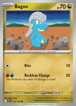 Bagon Reverse Holo 112 (JTG)