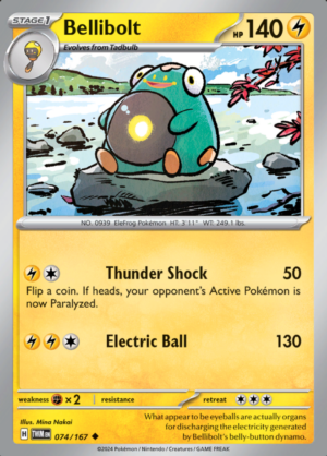 Bellibolt Reverse Holo 074 (TWM)