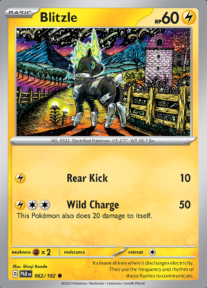 Blitzle Reverse Holo 062 (PAR)