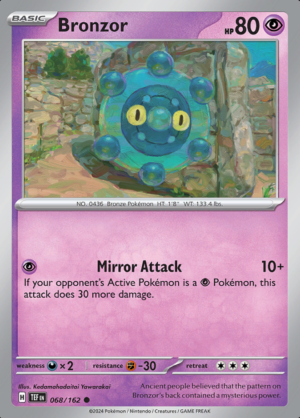 Bronzor Reverse Holo 068 (TEF)