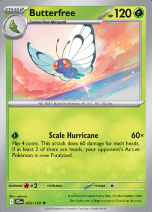 Butterfree Holo 003 (JTG)