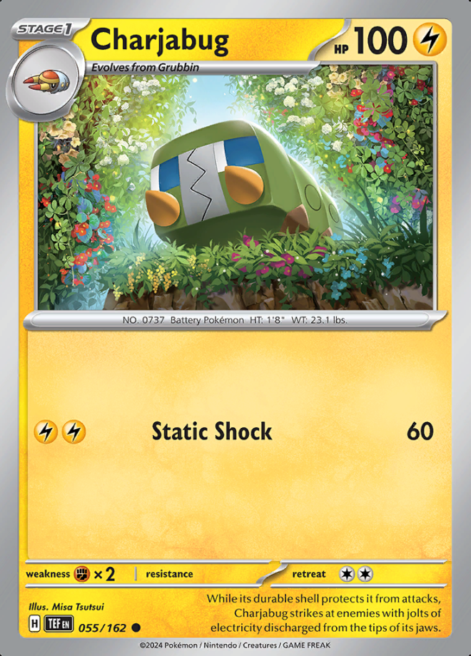 Charjabug Reverse Holo 055 (TEF)