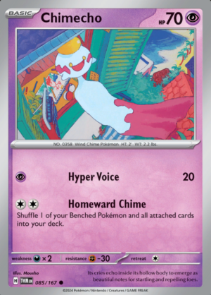 Chimecho Reverse Holo 085 (TWM)