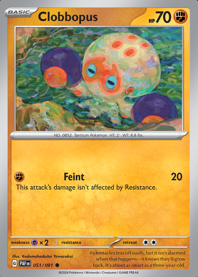 Clobbopus Reverse Holo 051 (PAF)