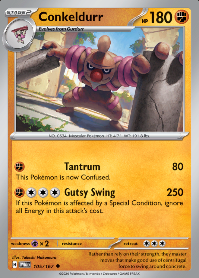 Conkeldurr Reverse Holo 105 (TWM)
