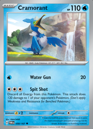 Cramorant Reverse Holo 058 (TWM)