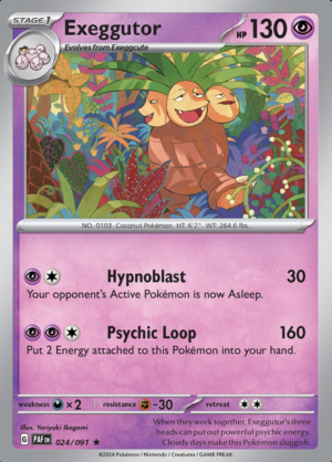 Exeggutor Holo 024 (PAF)