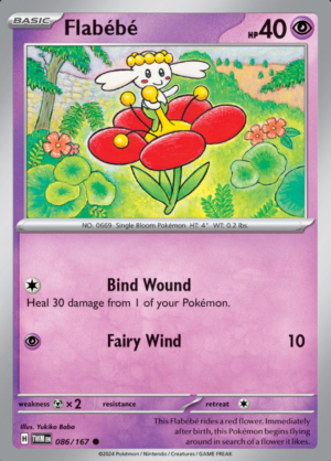 Flabébé Reverse Holo 086 (TWM)