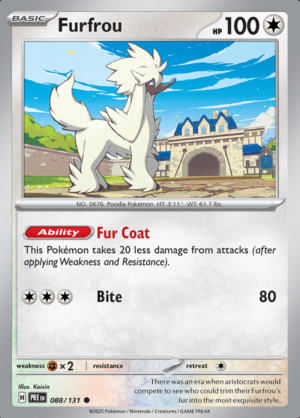 Furfrou Reverse Holo 088 (PRE)