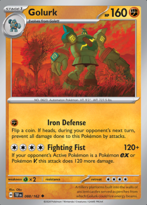 Golurk Reverse Holo 088 (TEF)