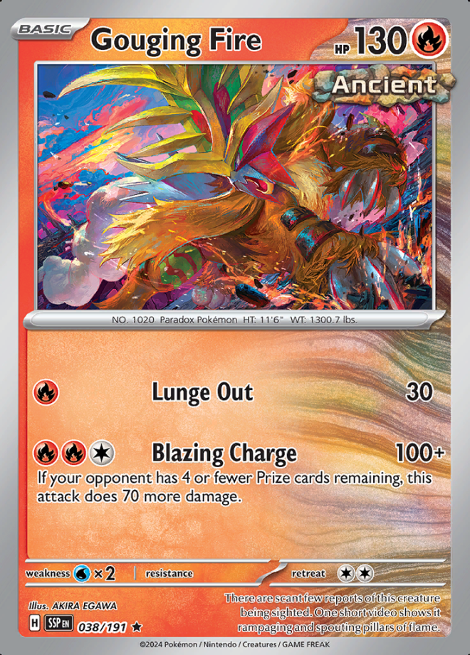 Gouging Fire HOLO 038 (SSP)
