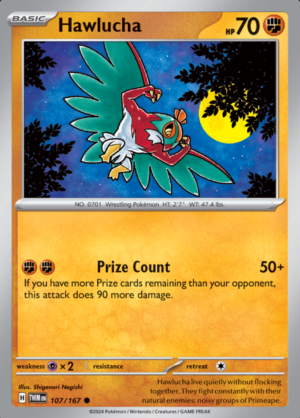 Hawlucha Reverse Holo 107 (TWM)